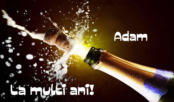  Adam La multi ani! - Felicitari de La Multi Ani cu sampanie