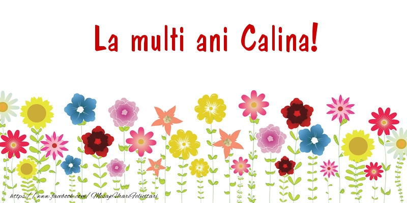 La multi ani Calina! - Felicitari de La Multi Ani
