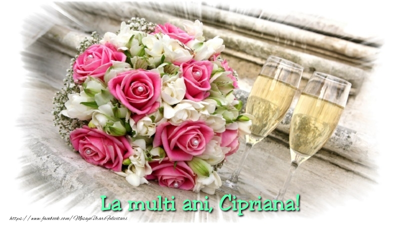  Cipriana - Felicitari de La Multi Ani