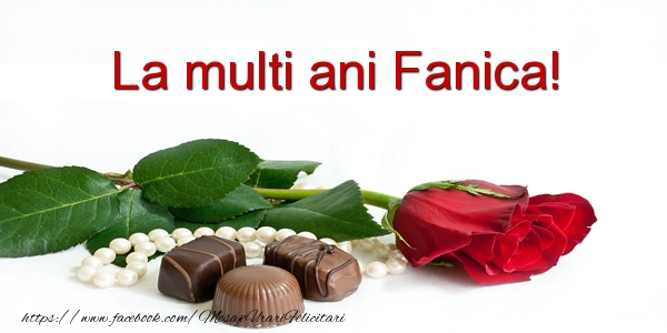  La multi ani Fanica! - Felicitari de La Multi Ani cu flori