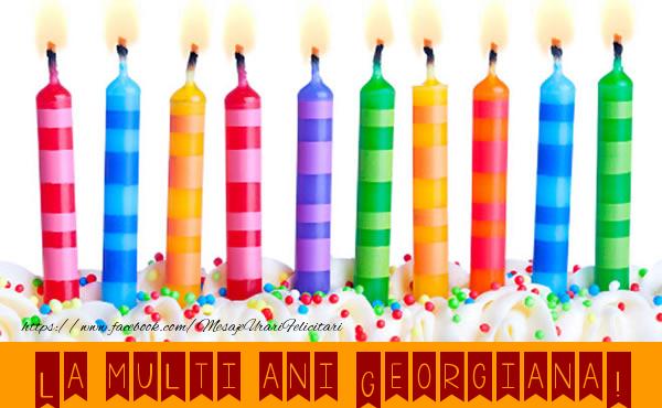 La multi ani Georgiana! - Felicitari de La Multi Ani