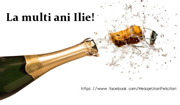 La multi ani Ilie! - Felicitari de La Multi Ani cu sampanie