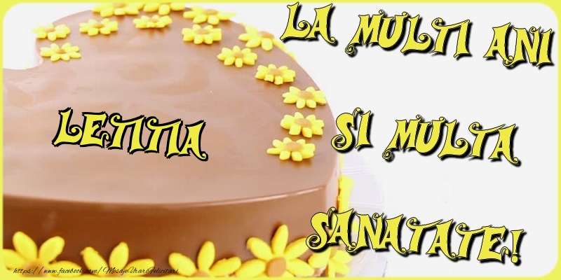 La multi ani si multa sanatate, Letitia - Felicitari de La Multi Ani cu tort
