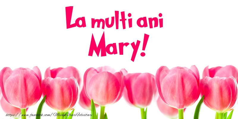 La multi ani Mary! - Felicitari de La Multi Ani cu lalele