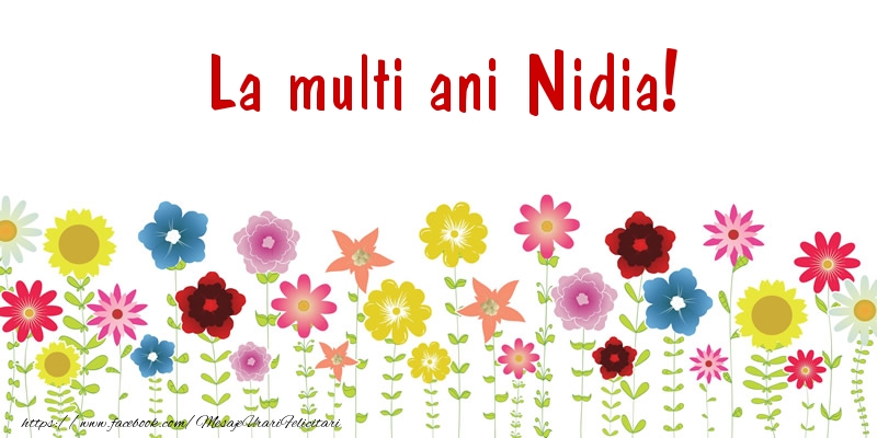 La multi ani Nidia! - Felicitari de La Multi Ani