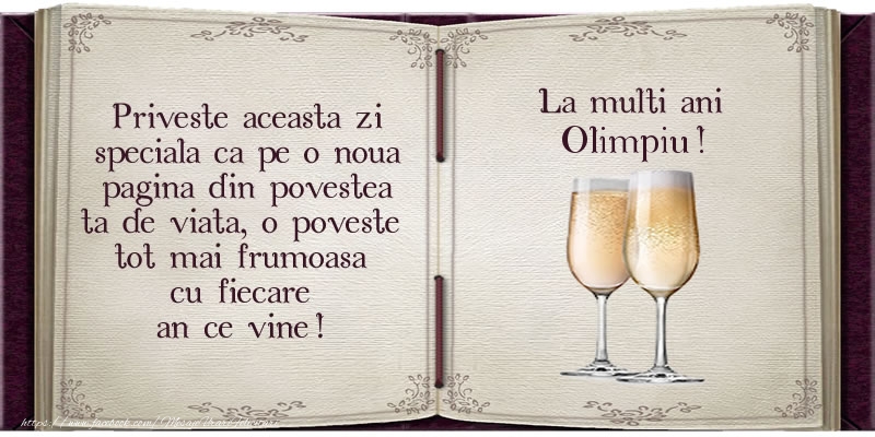 La multi ani Olimpiu! - Felicitari de La Multi Ani cu sampanie
