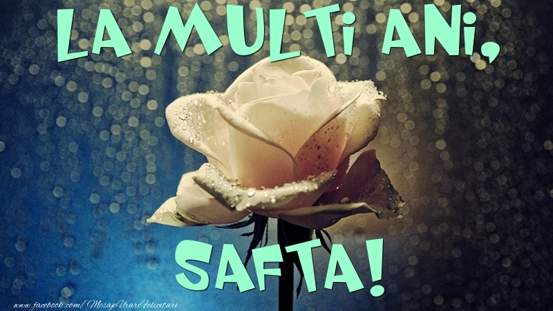 La multi ani, Safta - Felicitari de La Multi Ani cu trandafiri