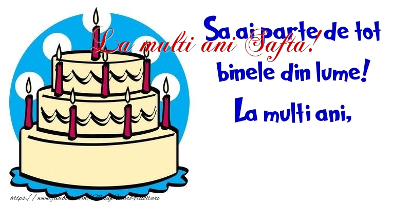  La multi ani Safta! - Felicitari de La Multi Ani cu sampanie