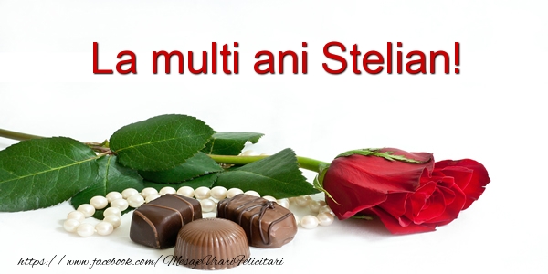  La multi ani Stelian! - Felicitari de La Multi Ani cu flori