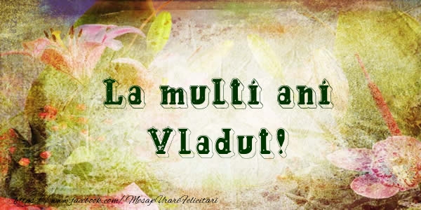 La multi ani Vladut! - Felicitari de La Multi Ani