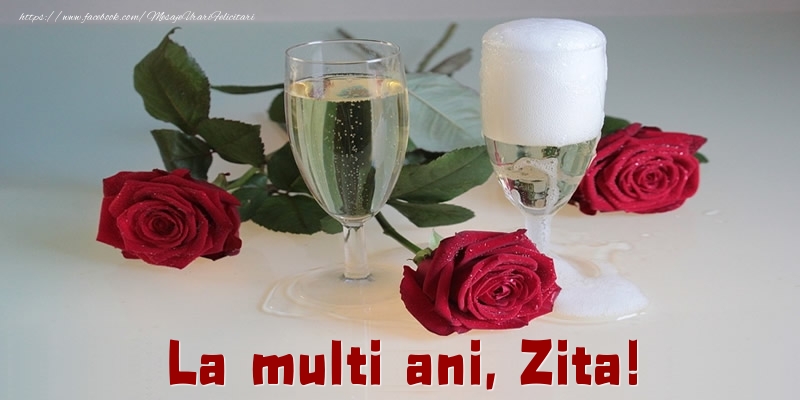 La multi ani, Zita! - Felicitari de La Multi Ani cu trandafiri